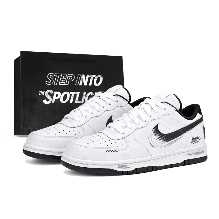 Nike Nike Big Skateboard Shoes Men's Low Top Black