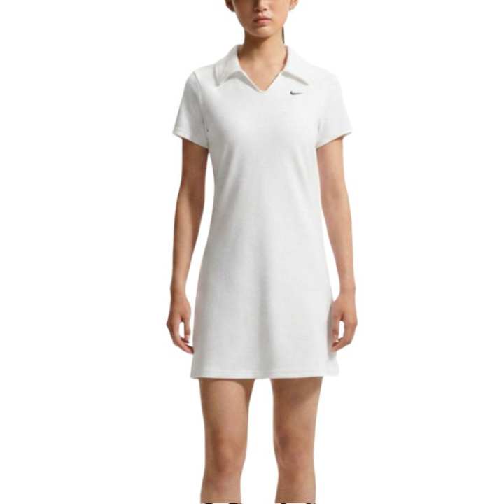 Nike Nike Short Sleeved Dresses Women's White Moderate Short Skirt