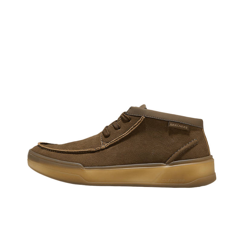 Skechers MENS USA STREET WEAR Casual Shoes Men's High Top Brown
