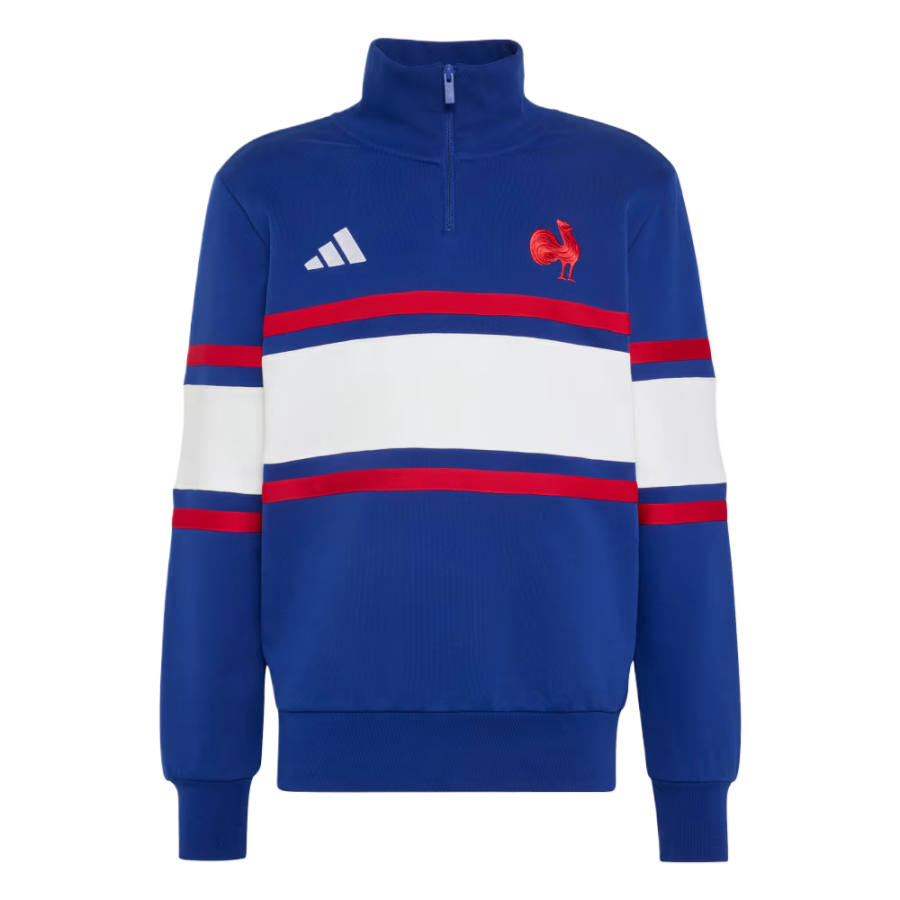 Adidas Adidas RUGBY Sweatshirts Men's Mystery Ink Stand Collar Moderate