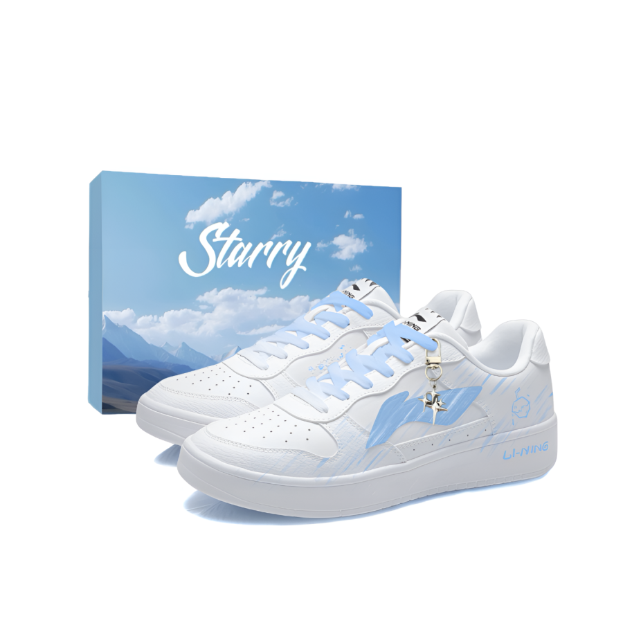 Li-Ning Li Ning Floating Boat Skateboard Shoes Men's Low Top Blue White Gradient