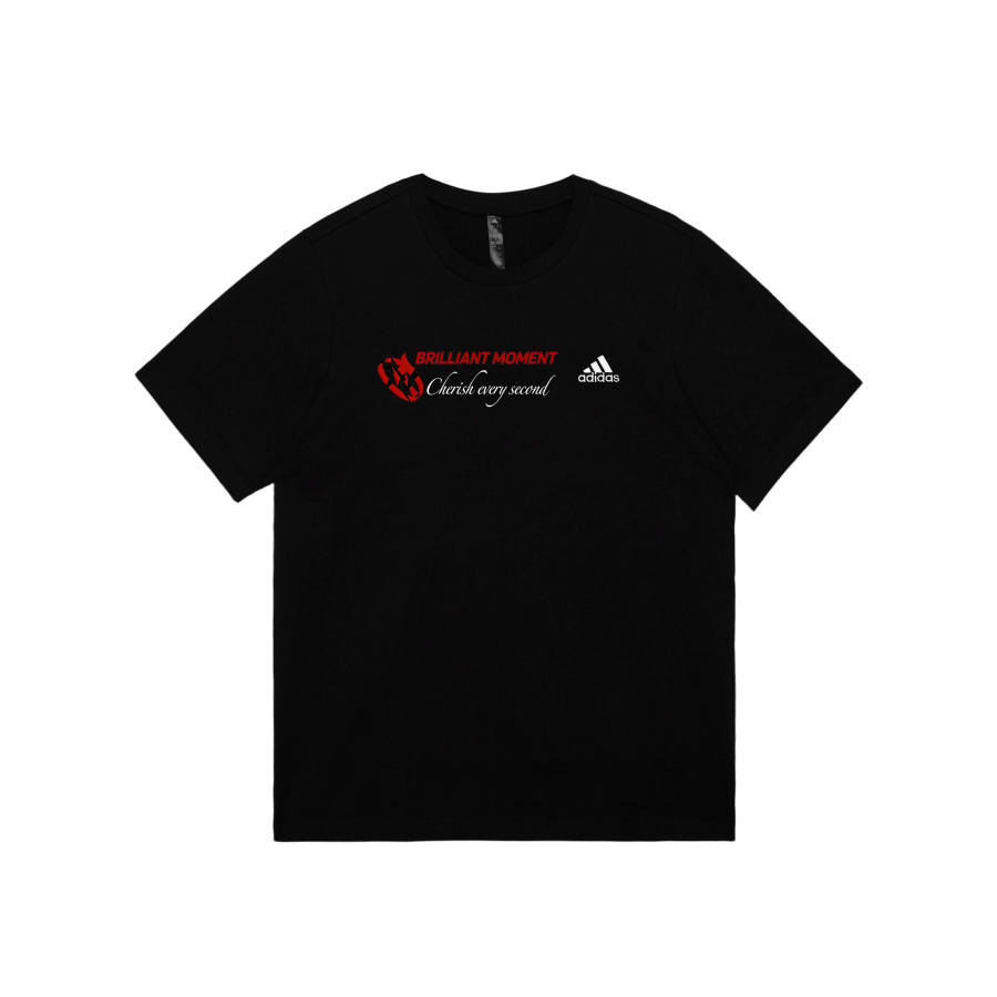 Adidas Adidas MUST HAVES T Shirts Unisex Black Crew Neck Moderate Straight Fit