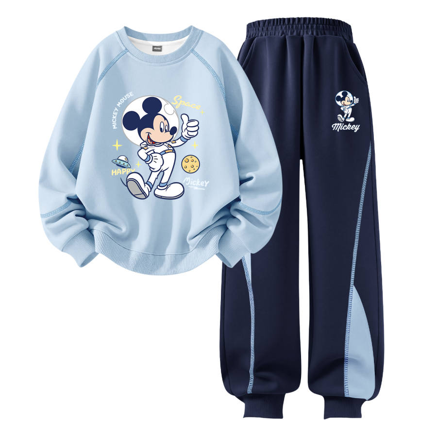 Disney Kids Casual Sportswear Crew Neck Moderate Stretch Breathable