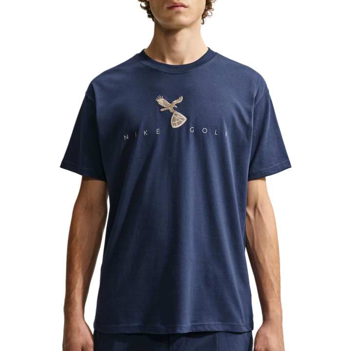 Nike Nike T Shirts Men's Marine Blue Crew Neck