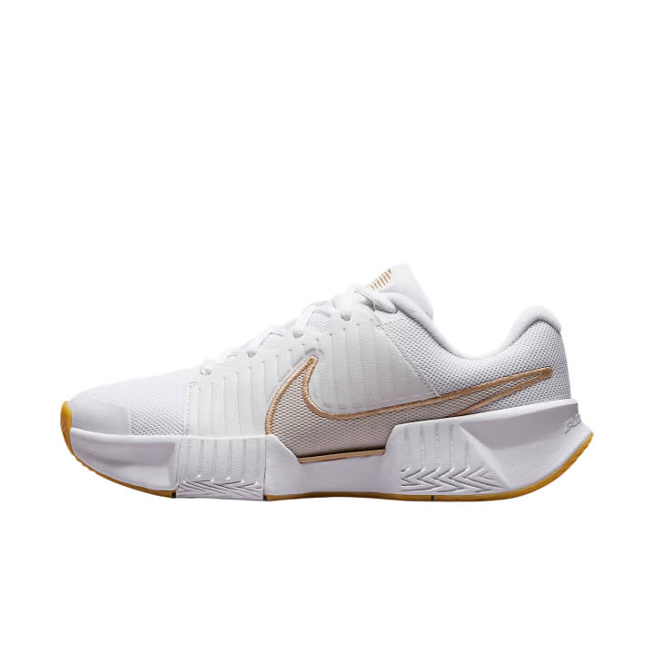 Nike Nike GP Challenge Pro Tennis Shoes Unisex Low Top White/Peak White/Linen/Light Orewood Brown