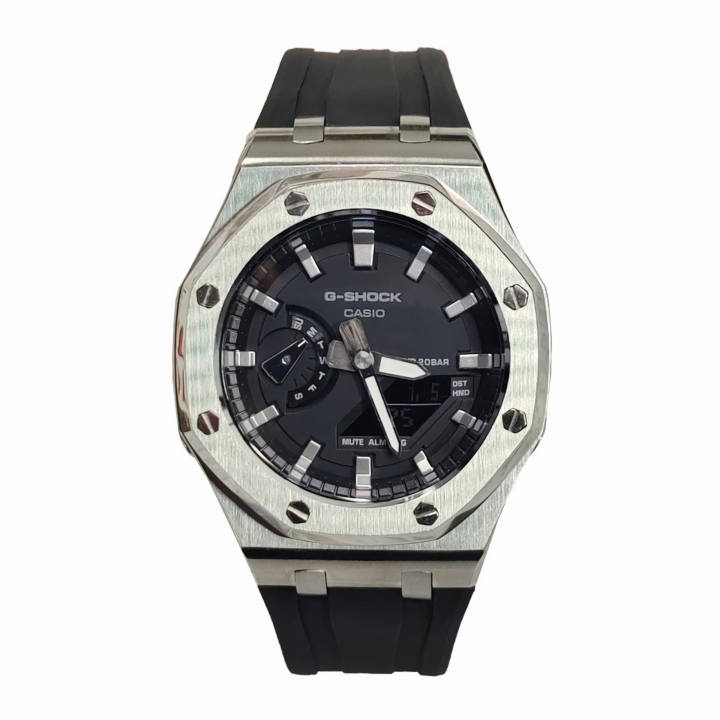 CASIO CASIO Men Liquid Crystal/Analog Dual Display Series 44mm Black Watch