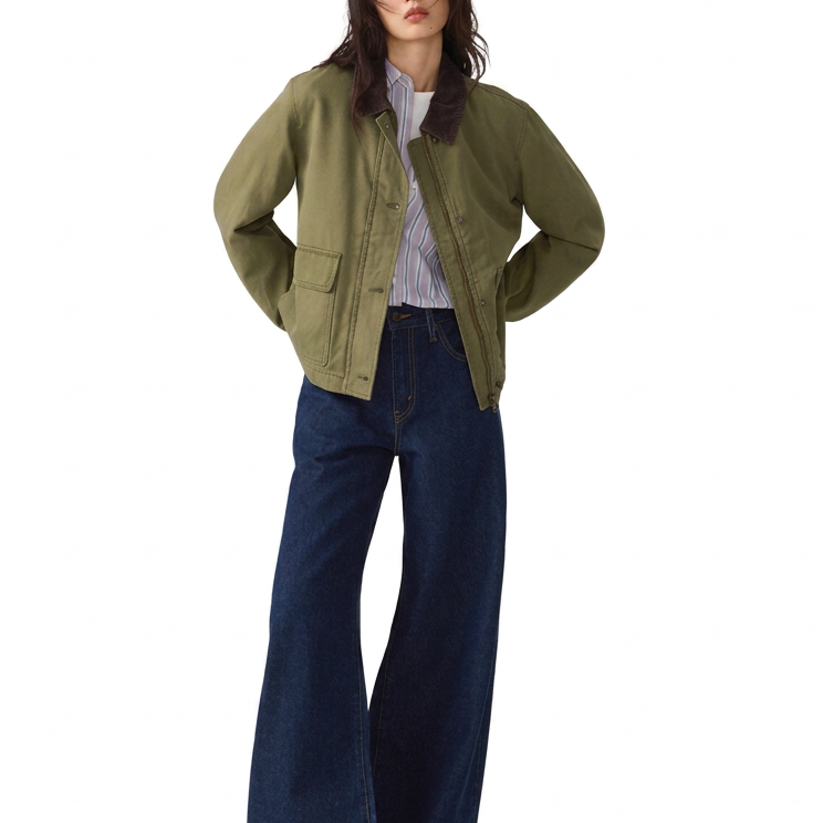 Levis Levis Denim Jackets Women's Medium Blue Thickened