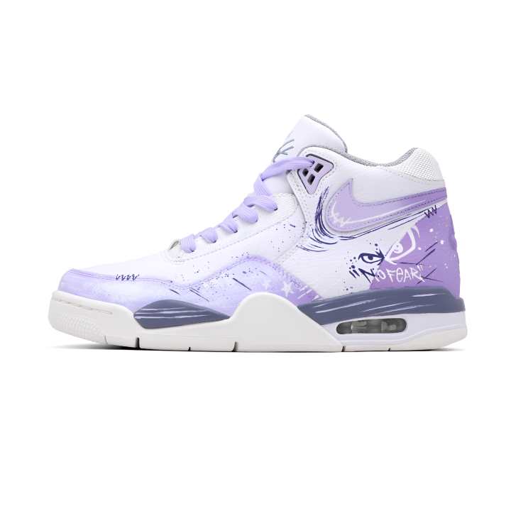 Nike Nike Flight Legacy Basketball Shoes Unisex Mid Top Purple