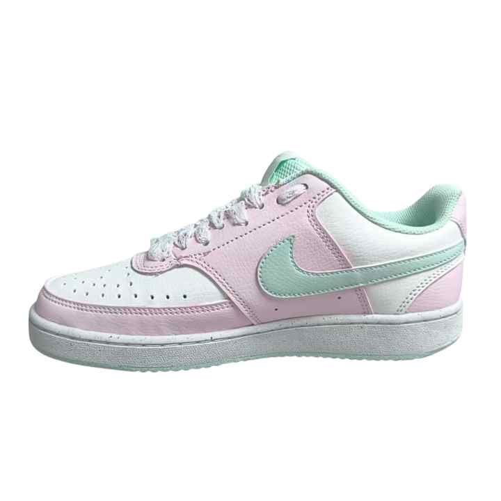 Nike Nike Court Vision Low Skateboard Shoes Women's Low Top Pink/Green