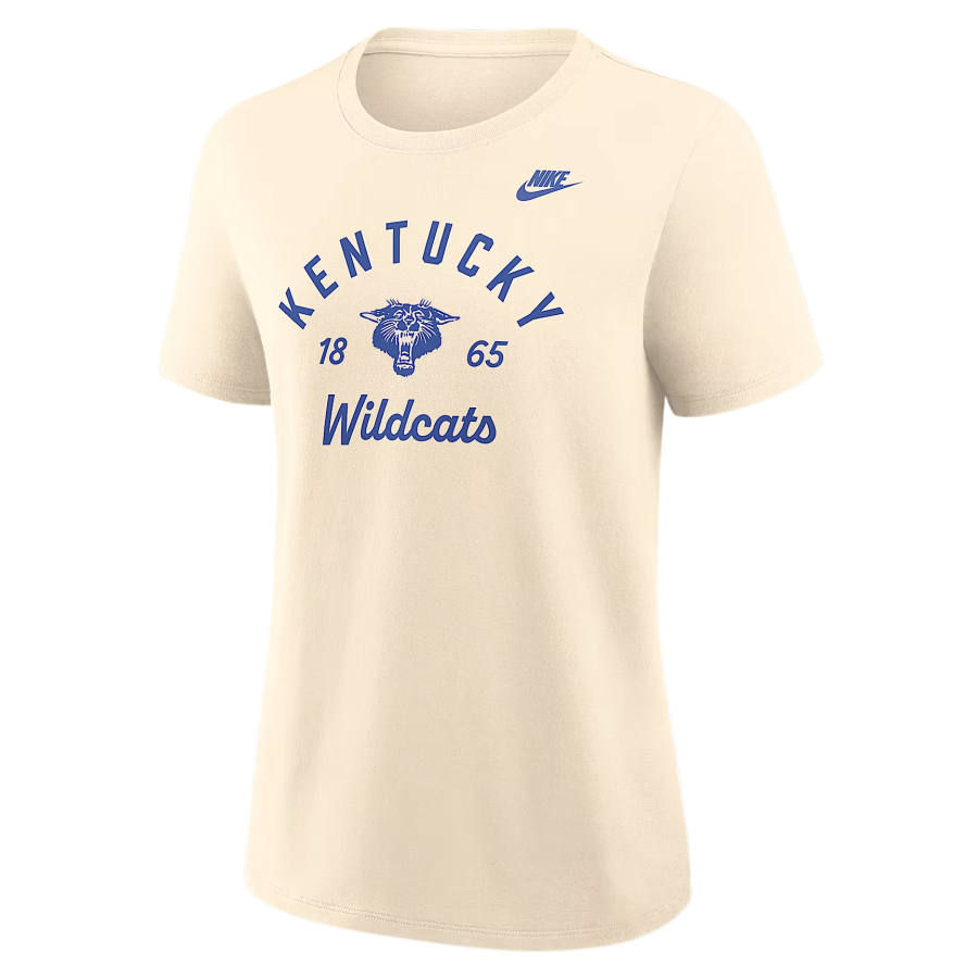 Nike Nike College T Shirts Women's Natural Crew Neck