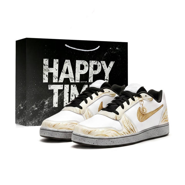 Nike Nike EBERNON Skateboard Shoes Men's Low Top Gold