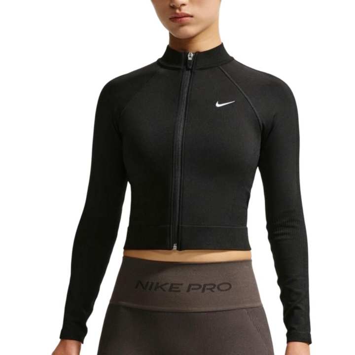 Nike Nike Pro Jackets Women's Black/Dark Gray Stand Collar Moderate Other