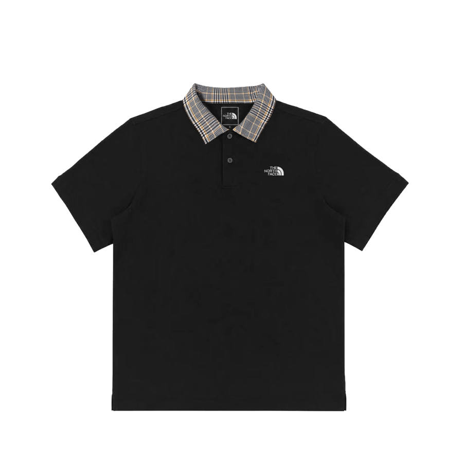 THE NORTH FACE Polo Shirts Men's Cosmic Black Polo Collar Moderate