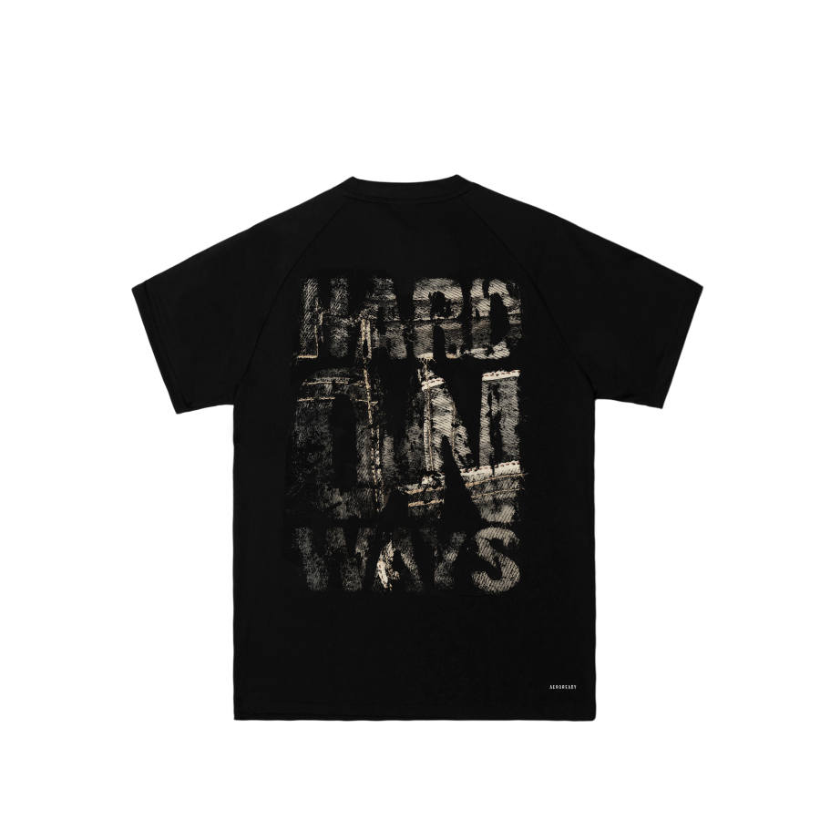 Adidas Adidas Football T Shirts Men's Black Crew Neck Moderate