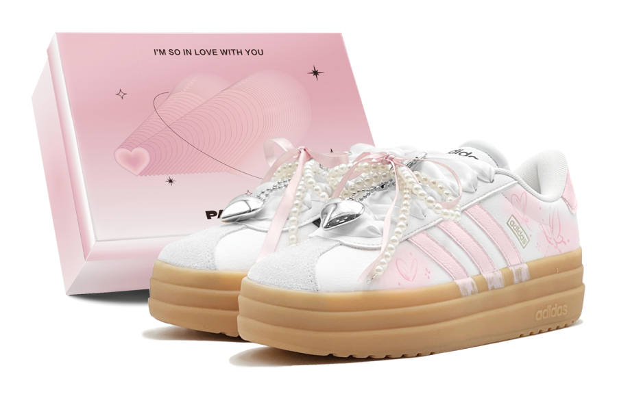 Adidas Adidas VL Court Bold German Army Trainers Women's Low Top White