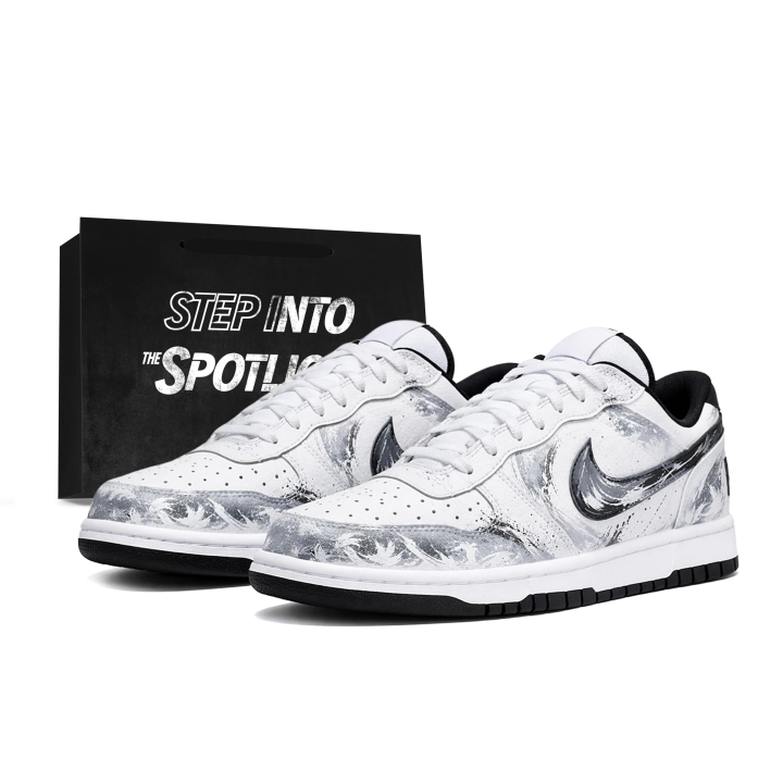 Nike Nike Big Skateboard Shoes Unisex Low Top White
