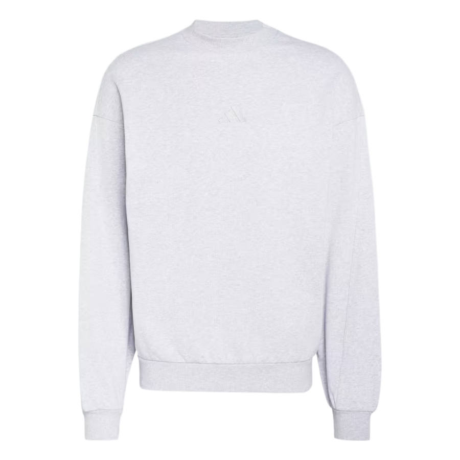 Adidas Adidas Sweatshirts Men's Light Gray Heather Crew Neck Moderate