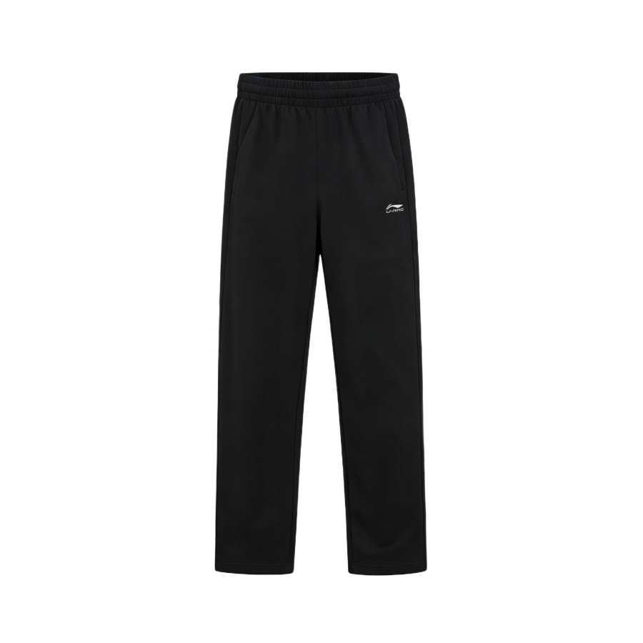 Li-Ning Li Ning Knitted Sweatpants Men's Black Moderate Straight Fit Pants