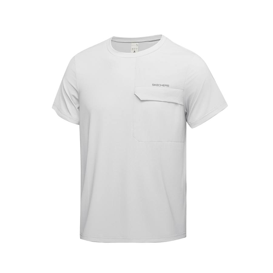 Skechers T Shirts Men's Crew Neck Thin Straight Fit