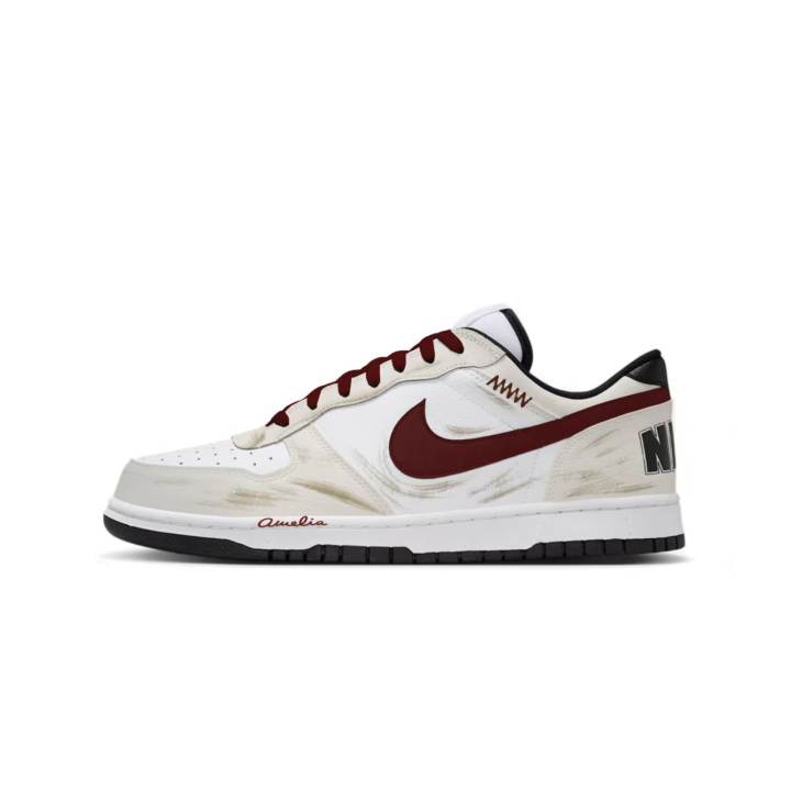 Nike Nike Big Skateboard Shoes Men's Low Top Beige Khaki