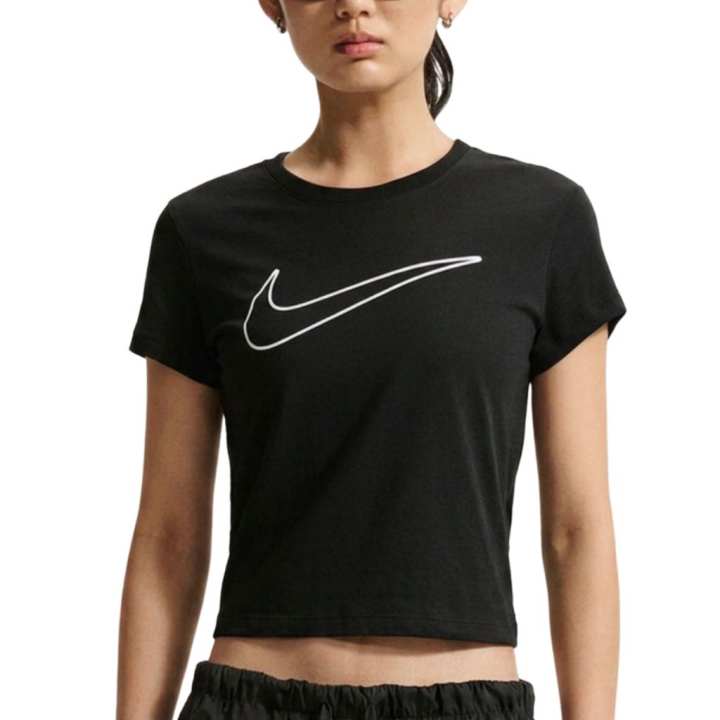 Nike Nike Club T Shirts Women's Black Crew Neck