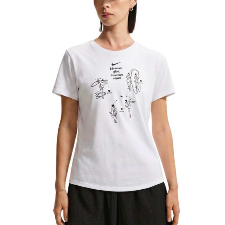 Nike Nike Club T Shirts Women's White Crew Neck