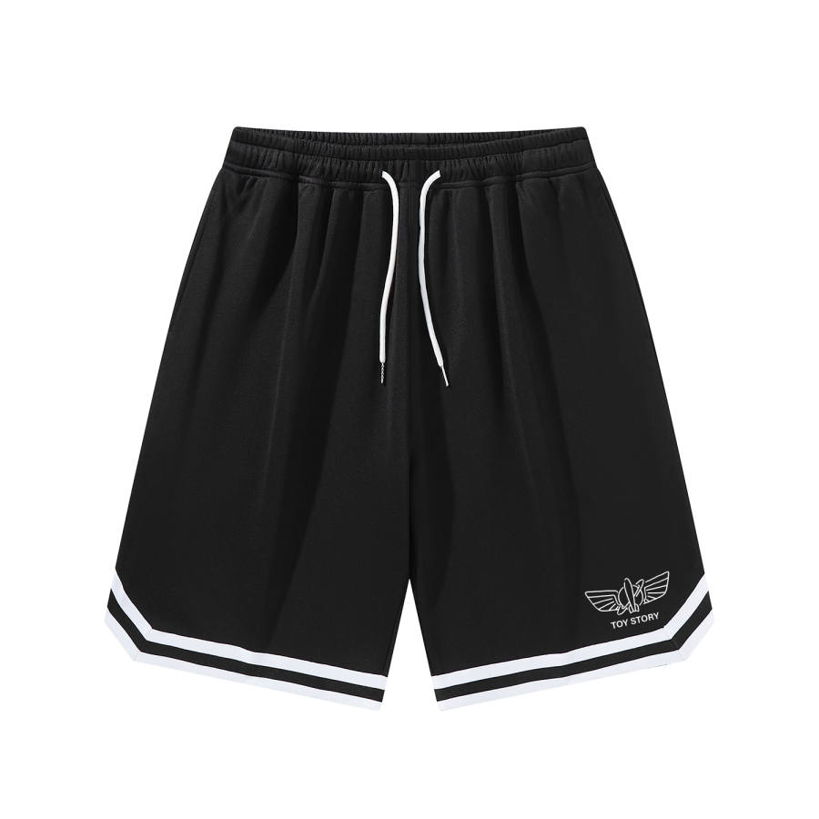 Disney Casual Shorts Unisex Thin Straight Fit Pants
