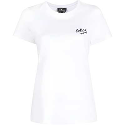 A.P.C SS22 Regular Sleeve T Shirt Women's White