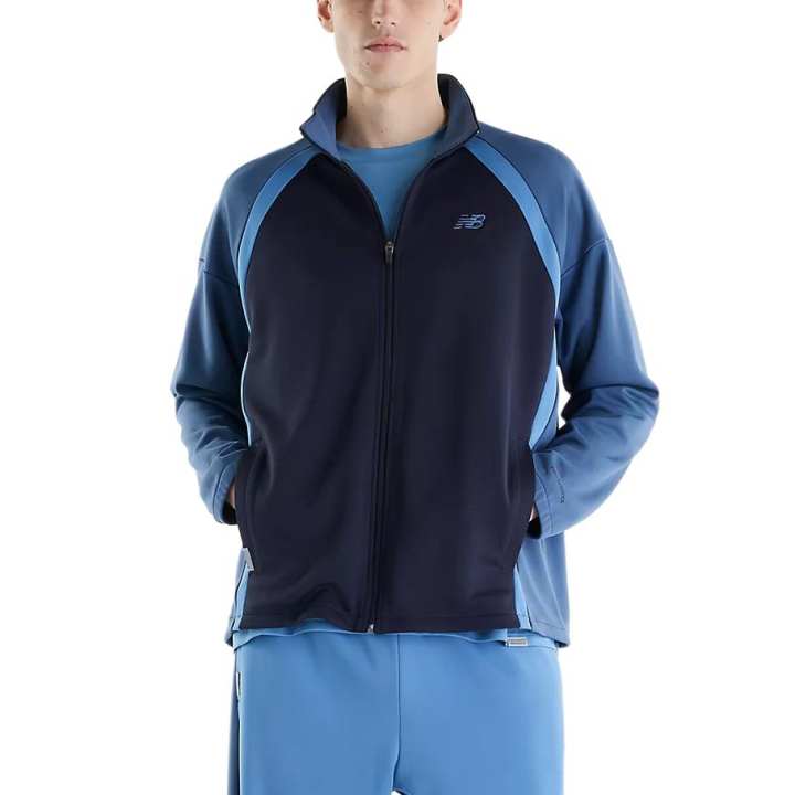 New Balance New Balance Jackets Men's Dark Night Stand Collar Moderate
