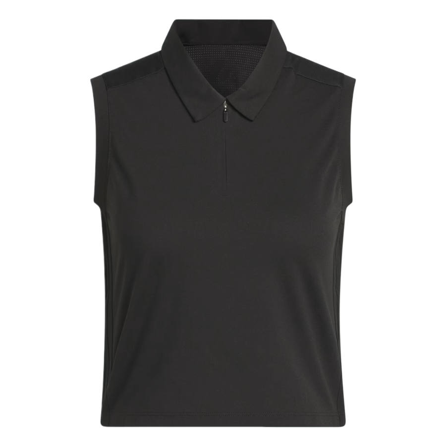 Adidas Adidas Golf Clothing Women's Black Polo Collar Moderate