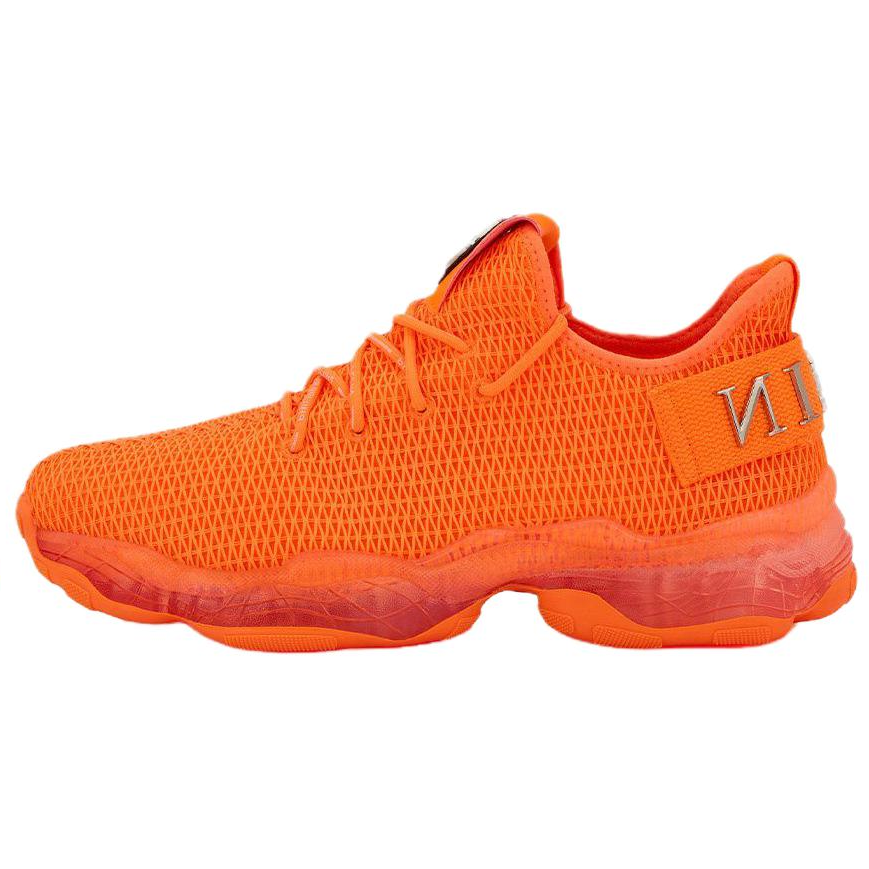 PHILIPP PLEIN Casual Shoes Unisex Low Top Orange