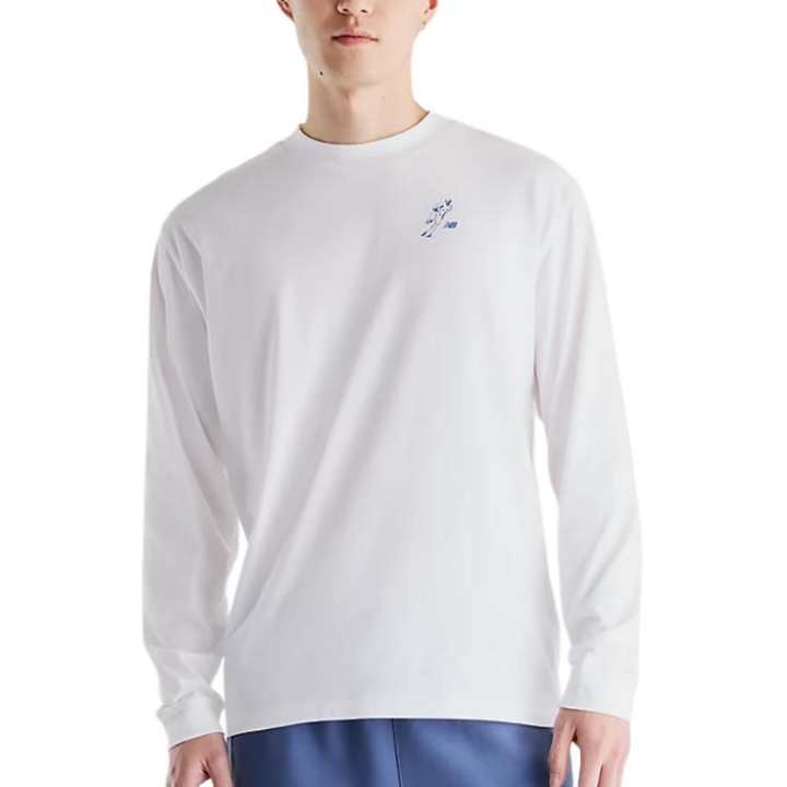 New Balance New Balance Quick Dry T Shirts Men's White Crew Neck Moderate