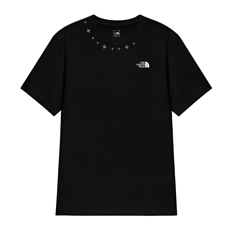 THE NORTH FACE T Shirts Unisex Black Crew Neck Moderate Straight Fit