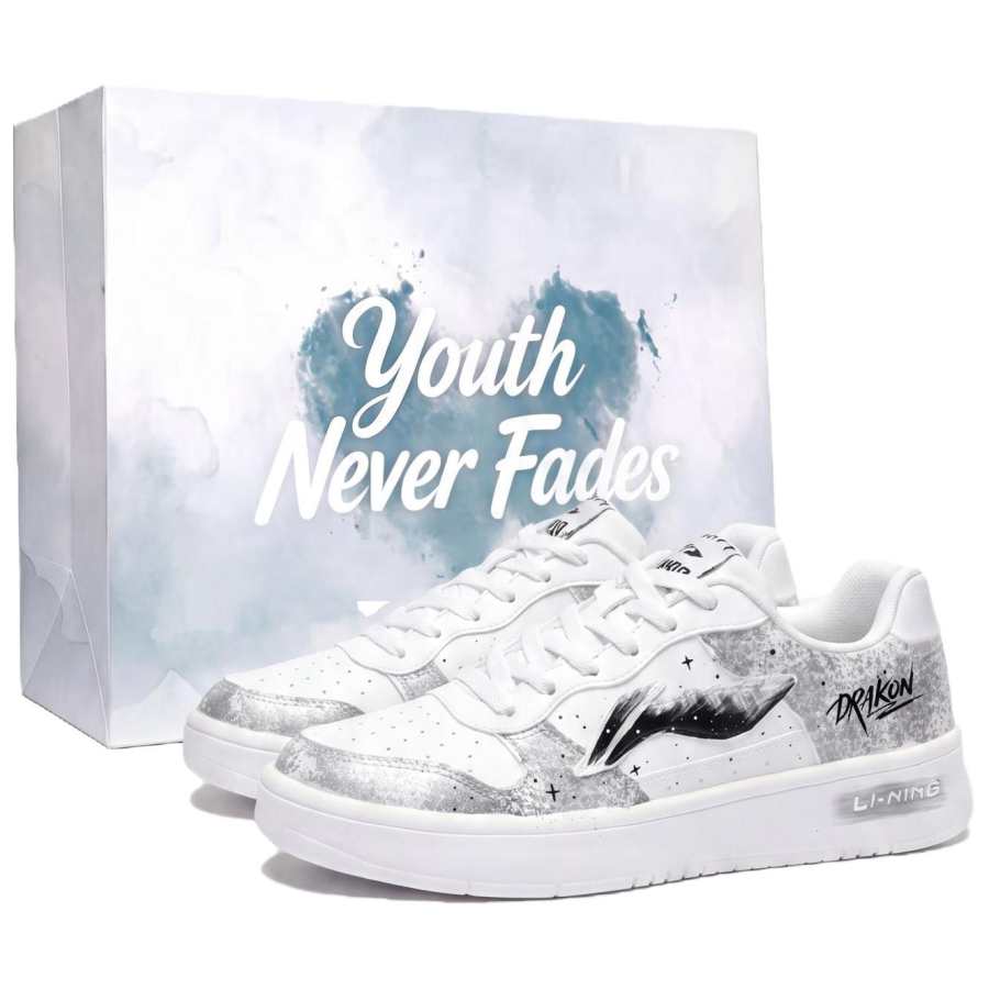 Li-Ning Li Ning Skateboard Shoes Men's Low Top Gray