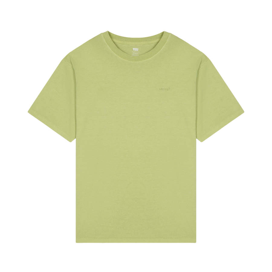 Levis T Shirts Men's Avocado Green Crew Neck Moderate Straight Fit