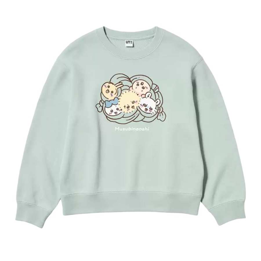 UNIQLO X Chiikawa Kids Sweatshirts Crew Neck Moderate
