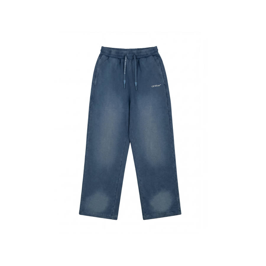 OFF-WHITE OFF WHITE Casual Pants Unisex Moderate Straight Fit Pants