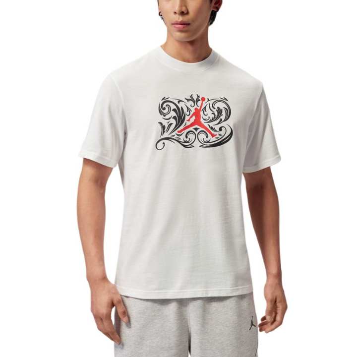 Jordan Jordan T Shirts Men's White Crew Neck