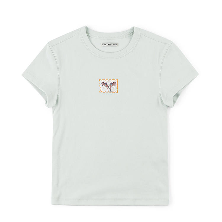 Lee T Shirts Women's Crew Neck Moderate Straight Fit