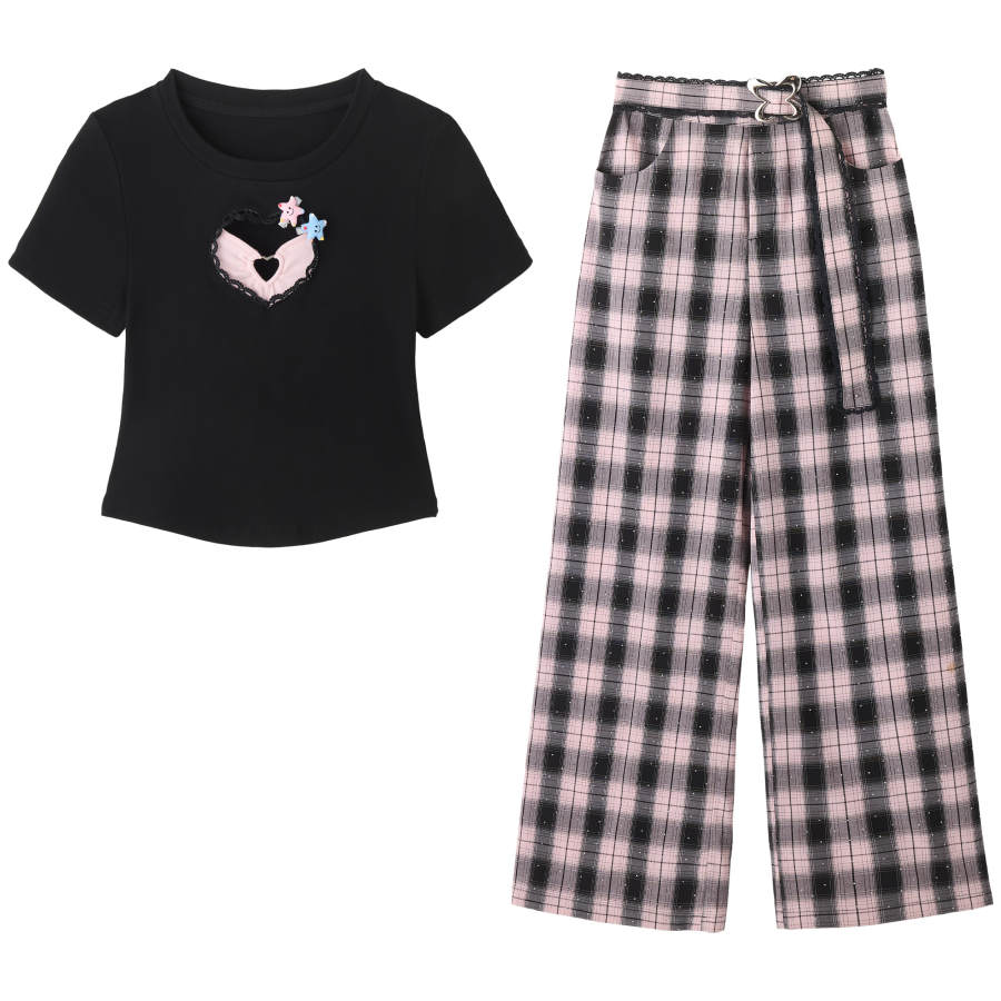 FABRIC PIG Casual Suits Women's Crew Neck Moderate