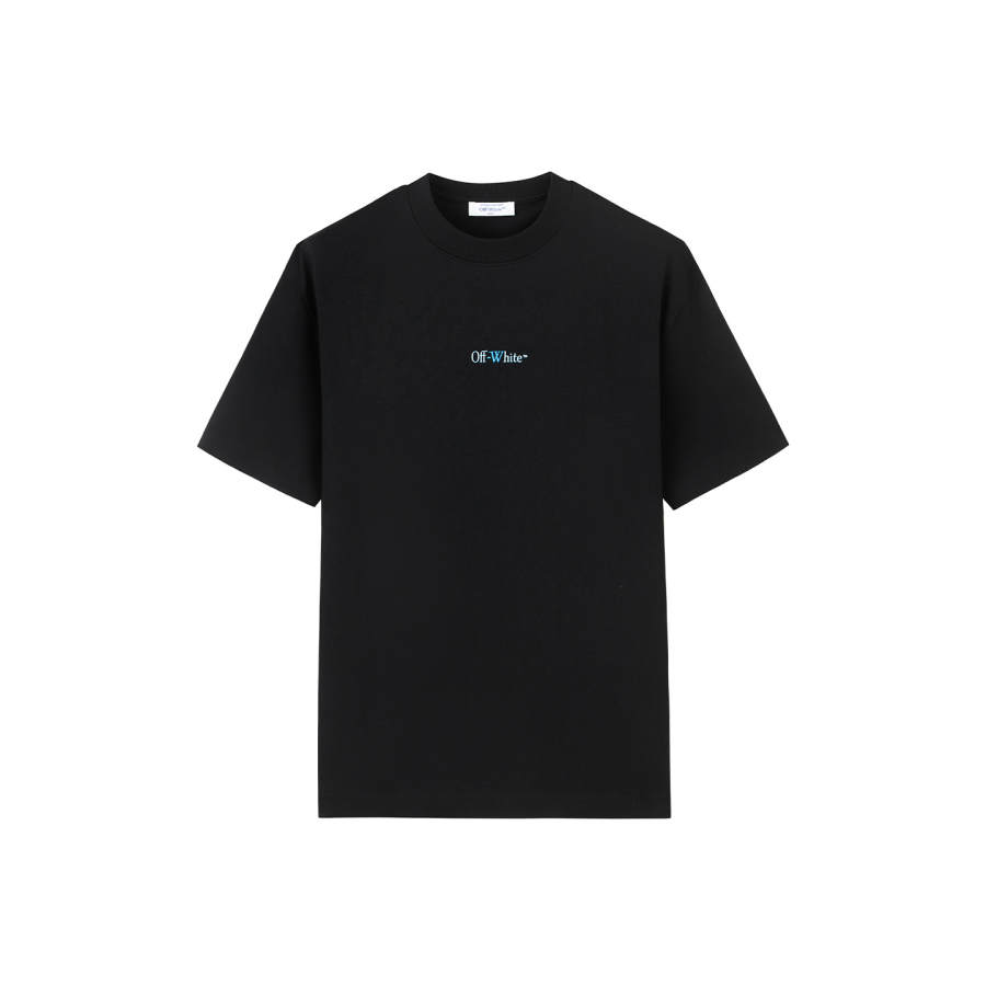OFF-WHITE OFF WHITE T Shirts Unisex Black Crew Neck Moderate Straight Fit