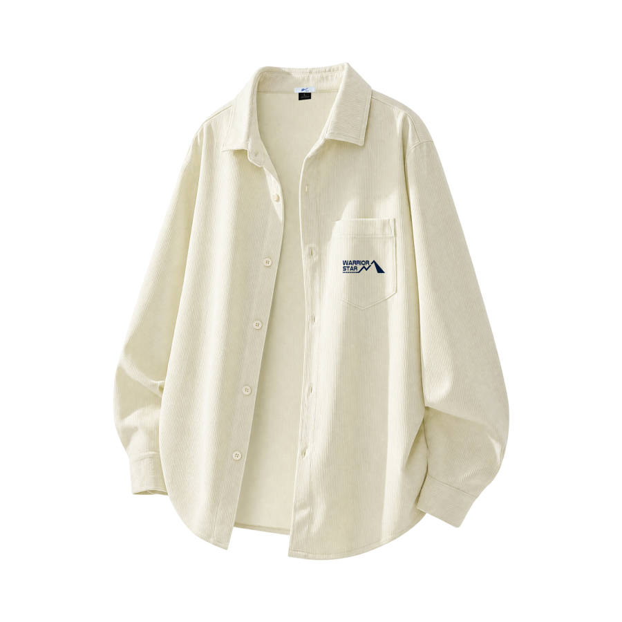 WARRIOR WARRIOR Shirts Unisex Lapel Moderate Straight Fit