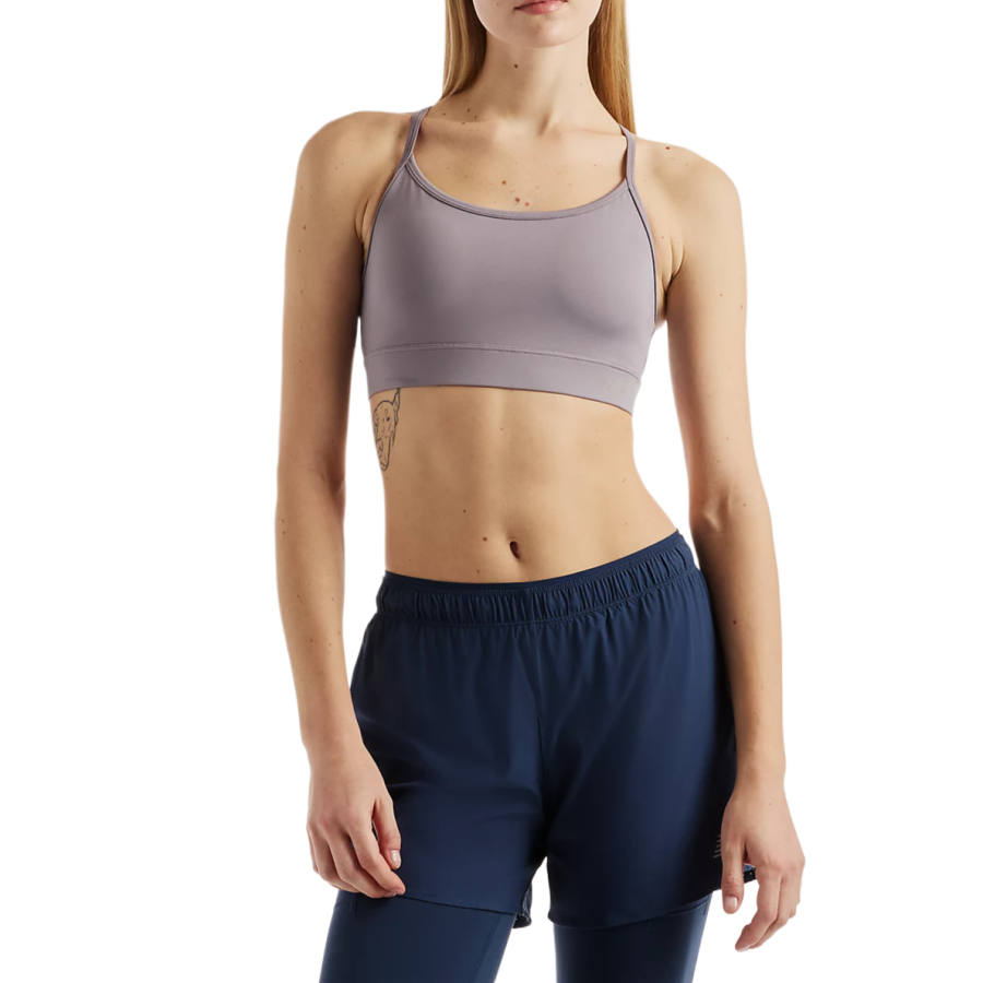 New Balance New Balance NB Essentials Sports Underwear Women's Offline Gray Crew Neck Moderate