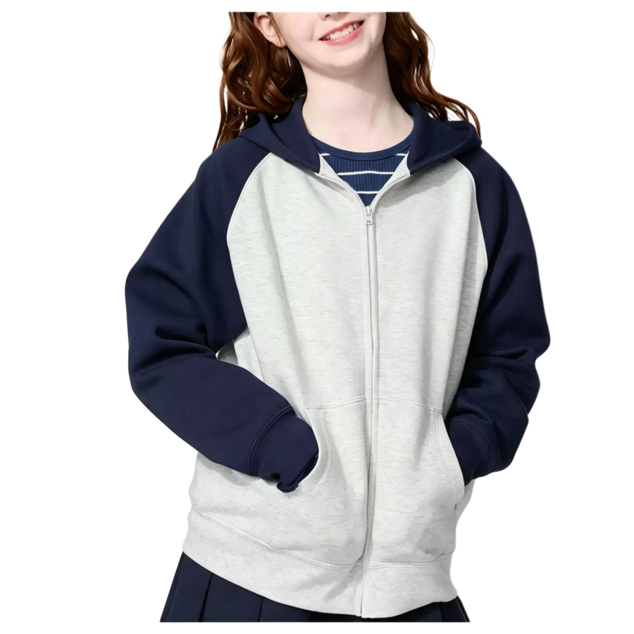 UNIQLO Kids Sweatshirts Hooded Non Detachable Moderate