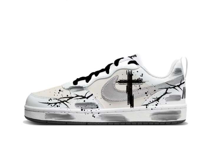 Nike Nike Court Borough Skateboard Shoes Unisex Low Top White
