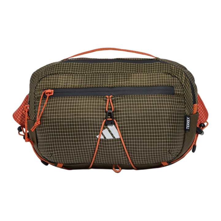 Adidas Adidas Sling Bags Shadow Olive Green & Fox Orange