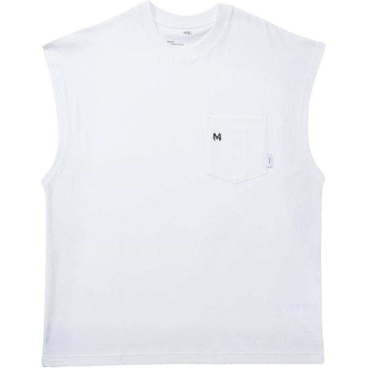 MADNESS Tank Tops Men's White Crew Neck Moderate Other