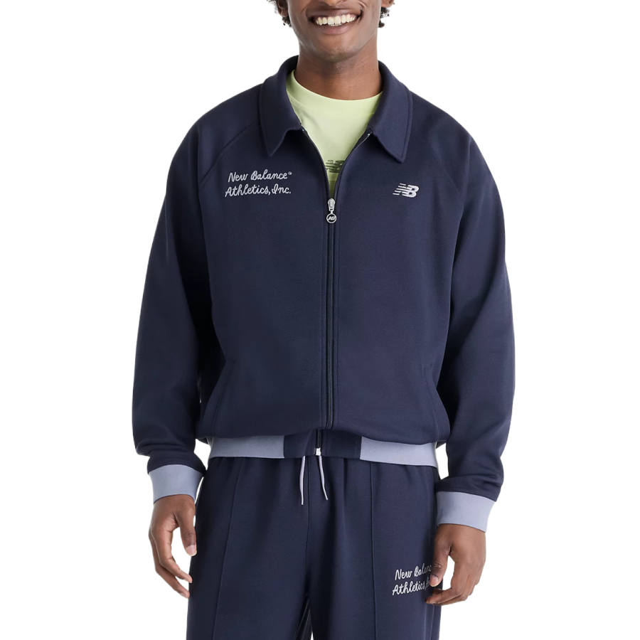 New Balance New Balance Jackets Men's Dark Night Lapel Moderate