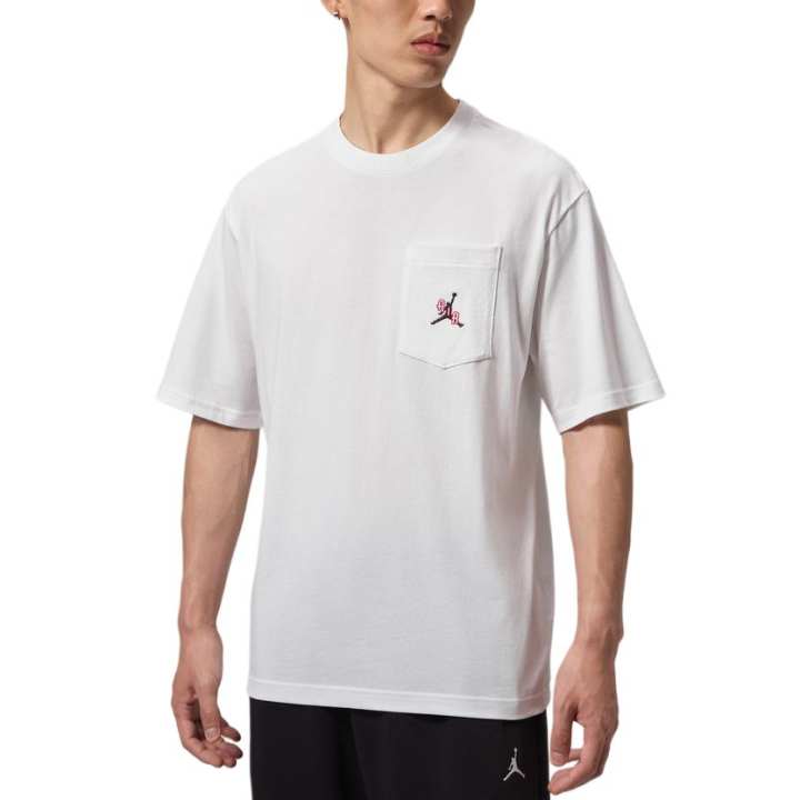 Jordan Jordan Air T Shirts Men's White Crew Neck