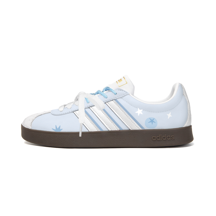 Adidas Adidas Vl Court Classic Skateboard Shoes Unisex Low Top White Blue